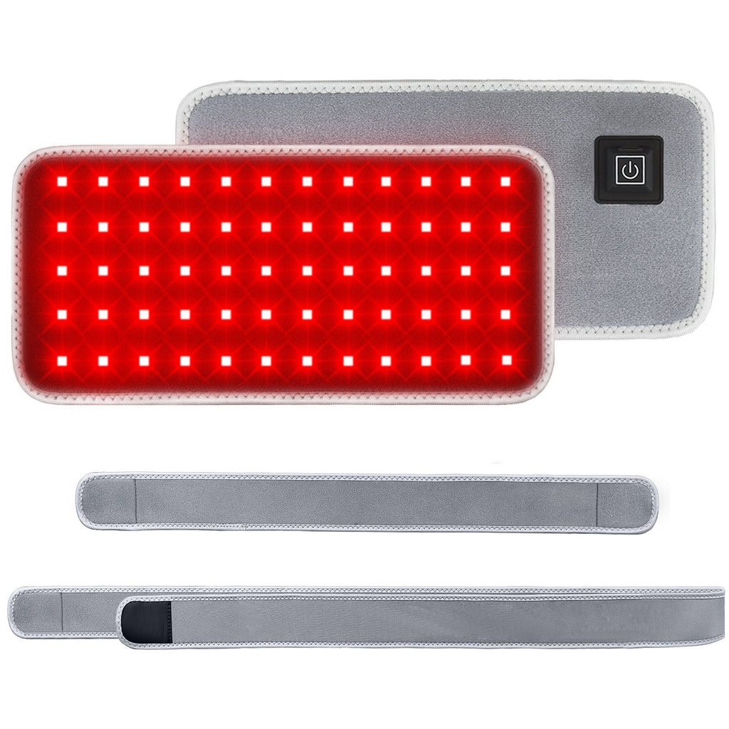 Röd Ljusterapi Midjebälte - 60 LED för Rygg, Midja & Muskelåterhämtning