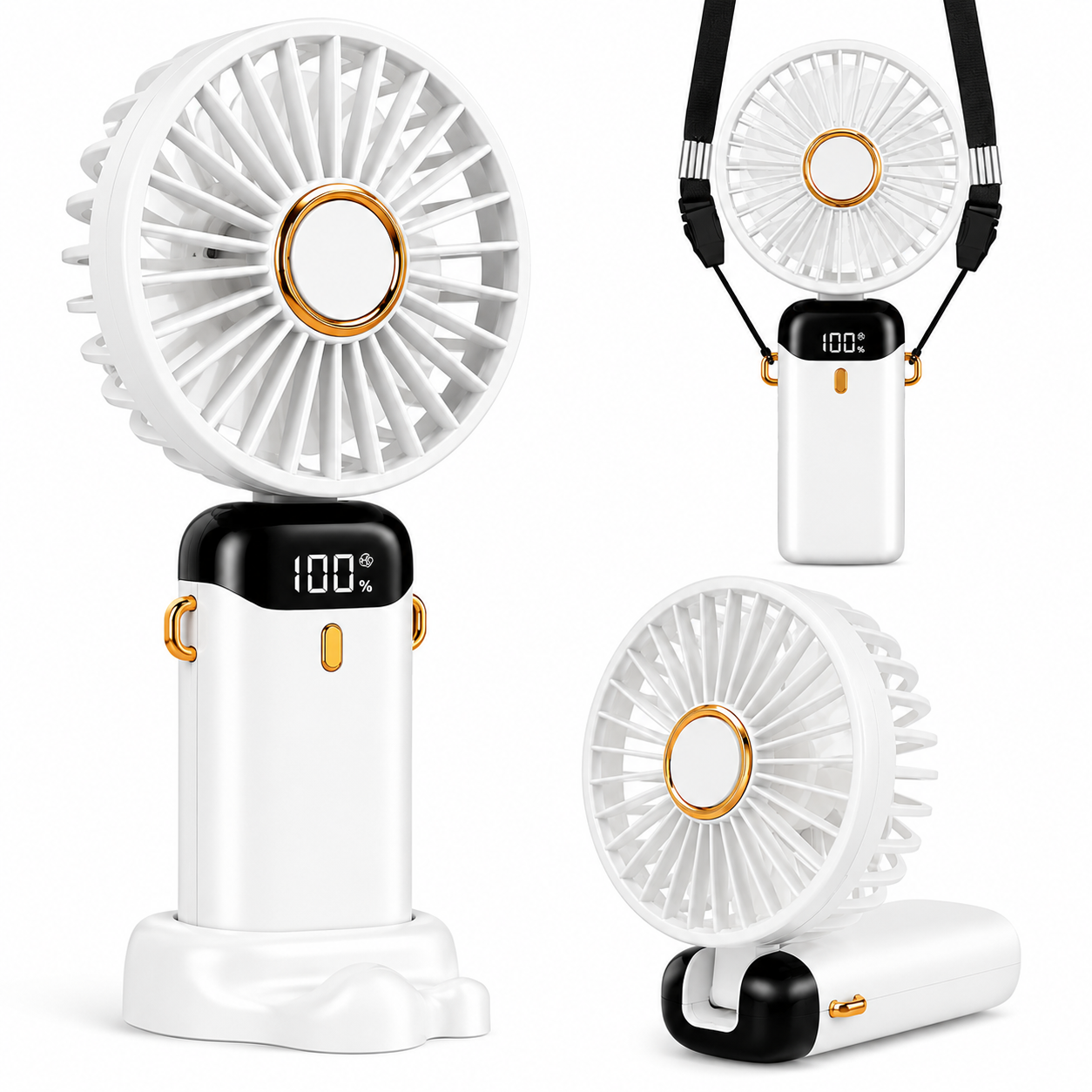 CoolAir Pro™ – Kraftfull Portabel Fläkt med 5 Hastigheter