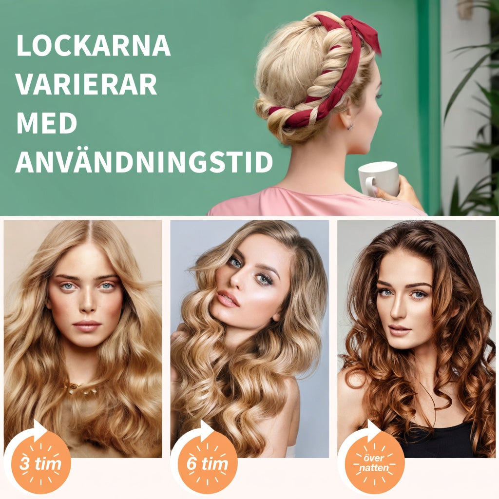 Velvet Lockband – Få Perfekta Lockar utan Värme