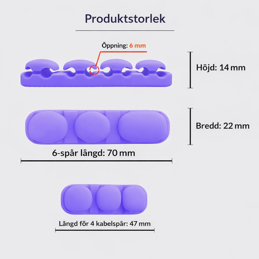 Kabelhållare Pro – Smidig Organisering för Alla Kablar