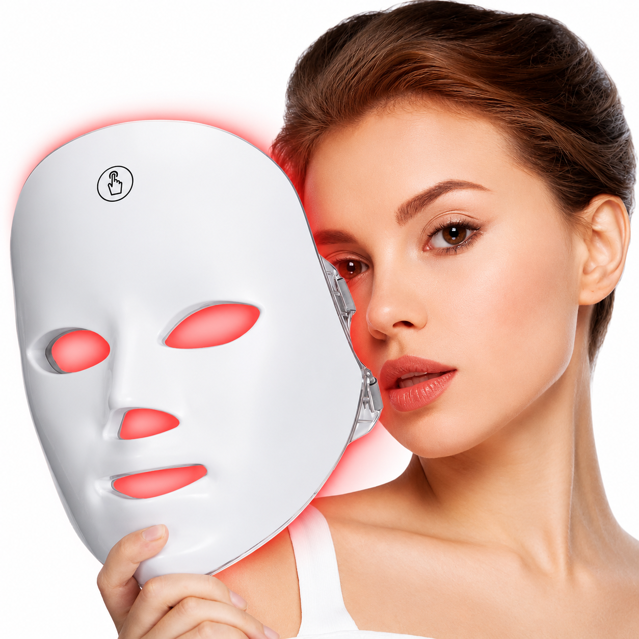 LumiGlow™ LED Ansiktsmask – Professionell Ljusterapi Hemma