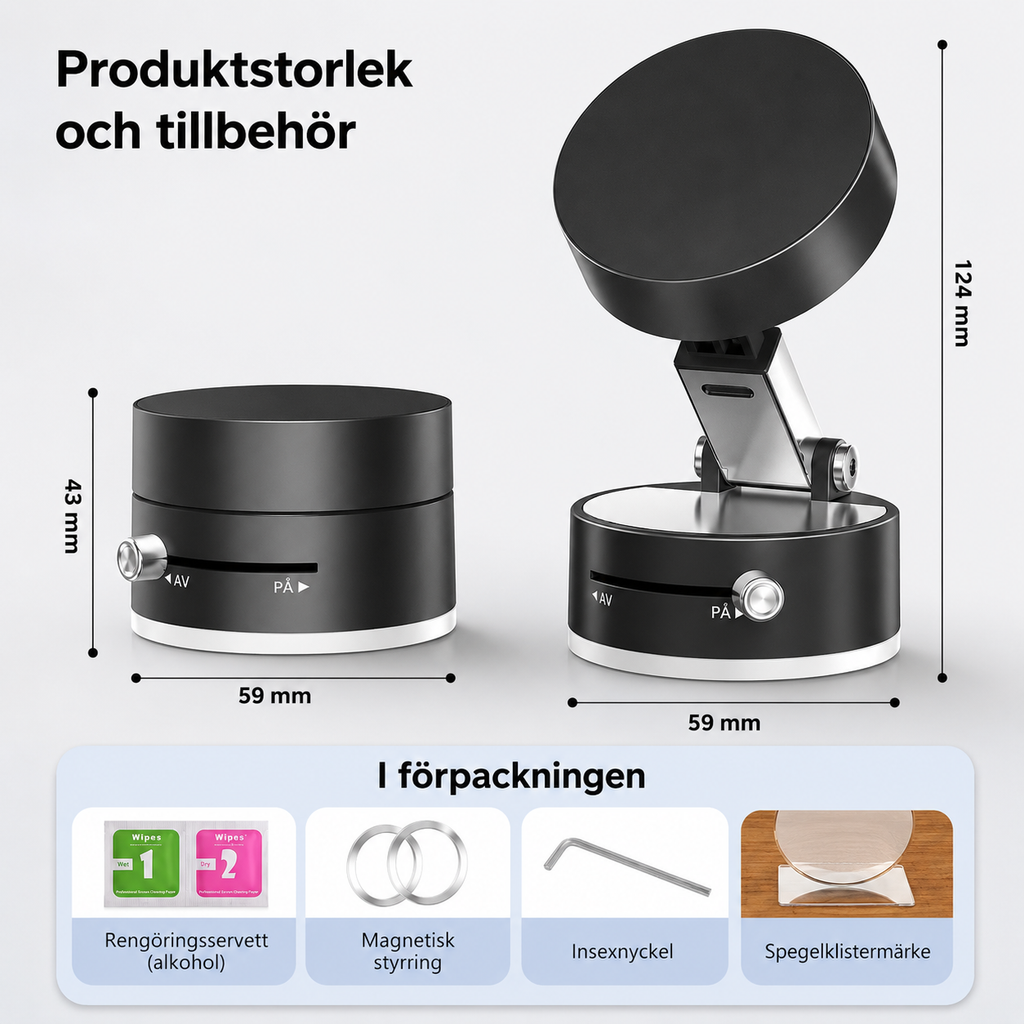 FlexHold™ Magnetisk Mobilhållare