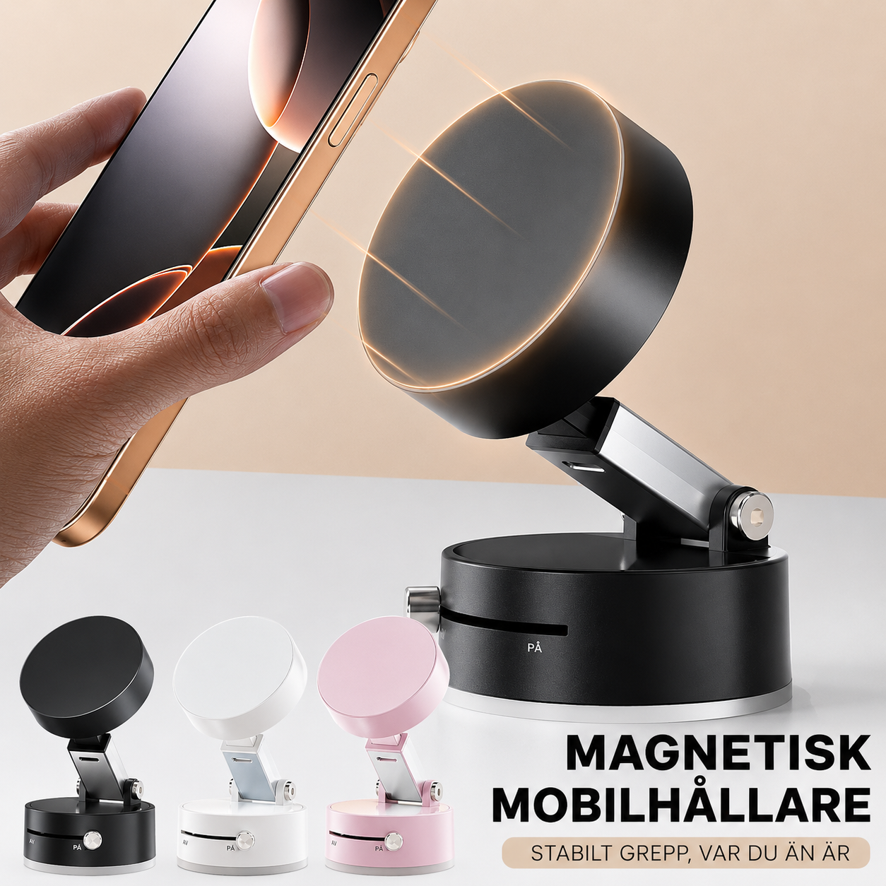 FlexHold™ Magnetisk Mobilhållare